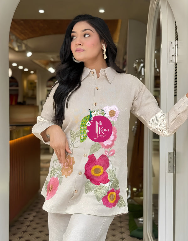 Gulbahar Ivory Coord Set
