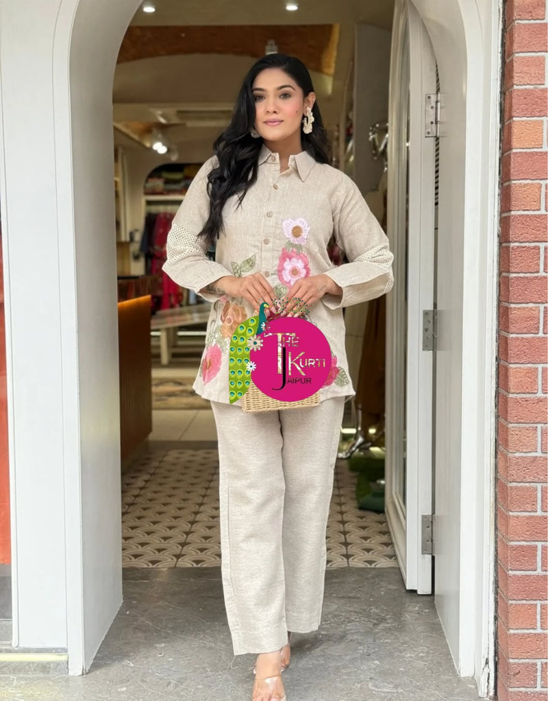Gulbahar Ivory Coord Set