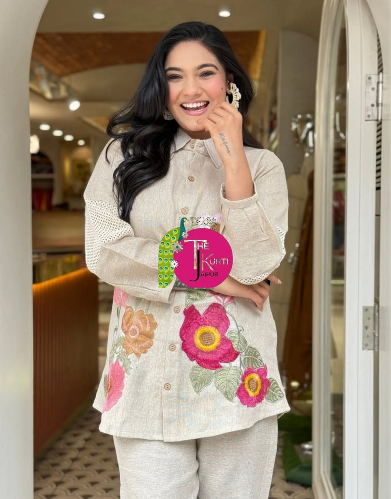 Gulbahar Ivory Coord Set
