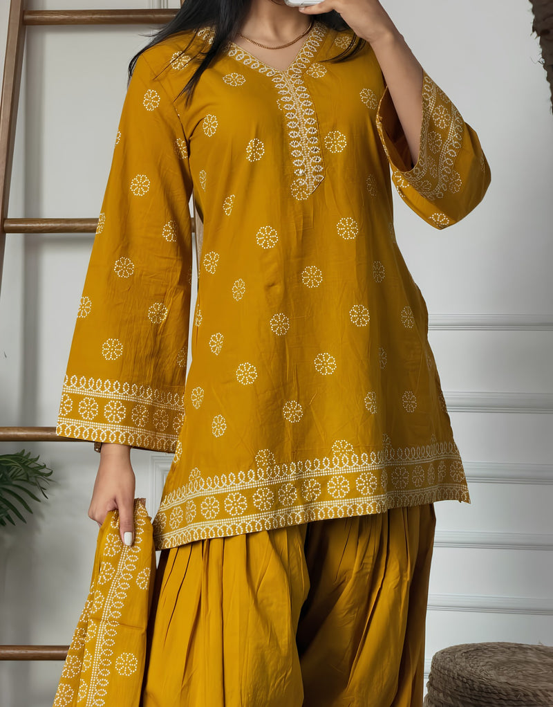 Mango Dolly Farshi Set