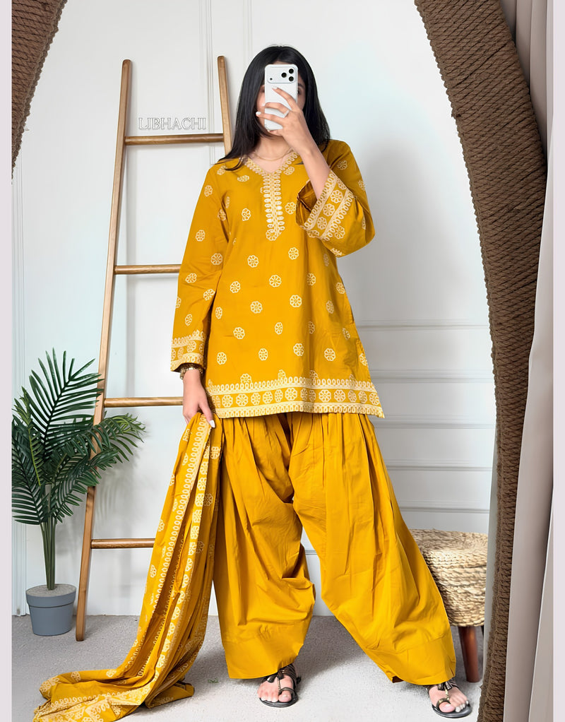 Mango Dolly Farshi Set