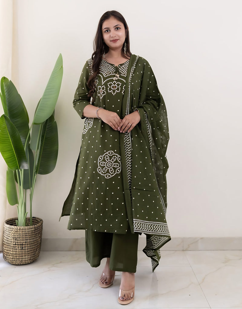 Mehfil Verde Grace Suit Set