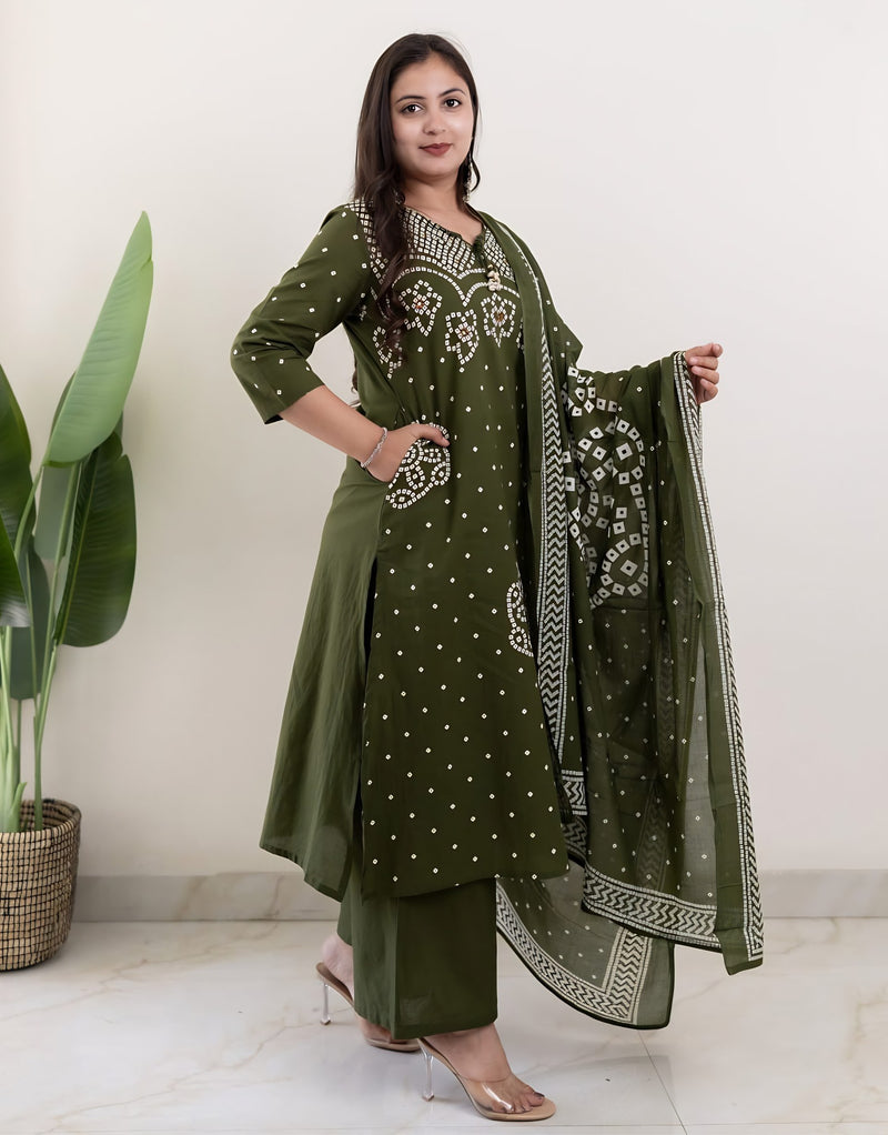 Mehfil Verde Grace Suit Set