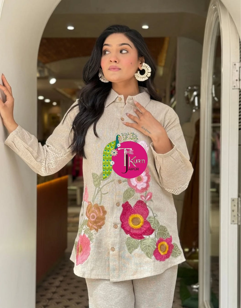 Gulbahar Ivory Coord Set