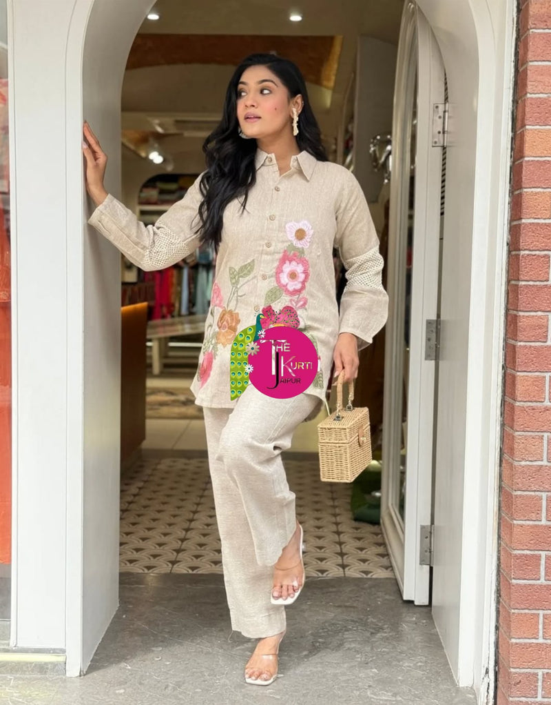 Gulbahar Ivory Coord Set