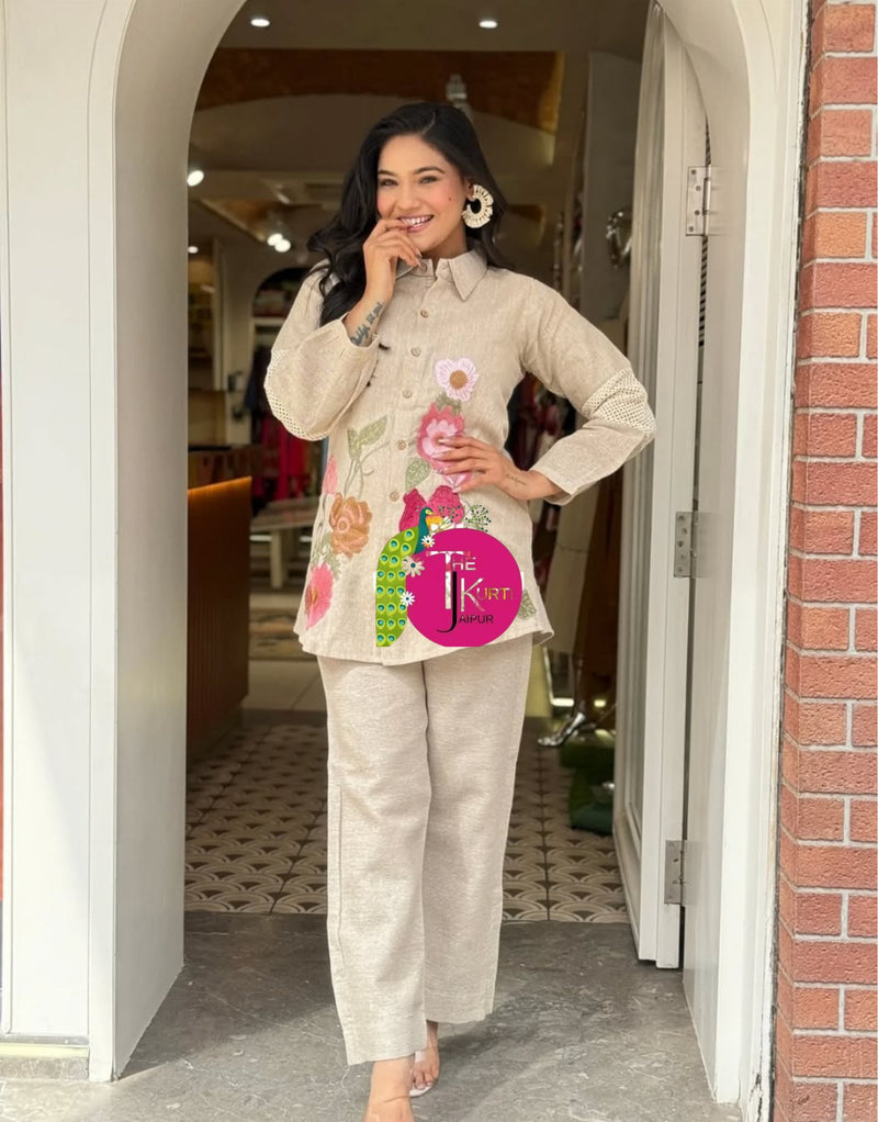Gulbahar Ivory Coord Set