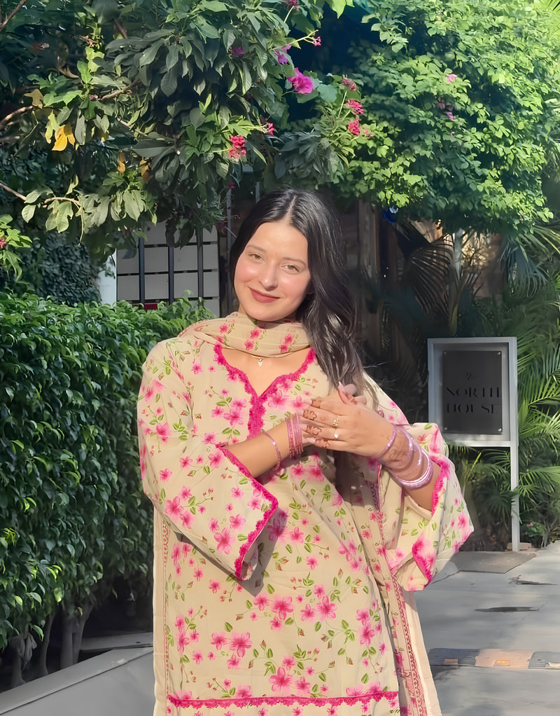 Rumi blockprint farshi kurta set