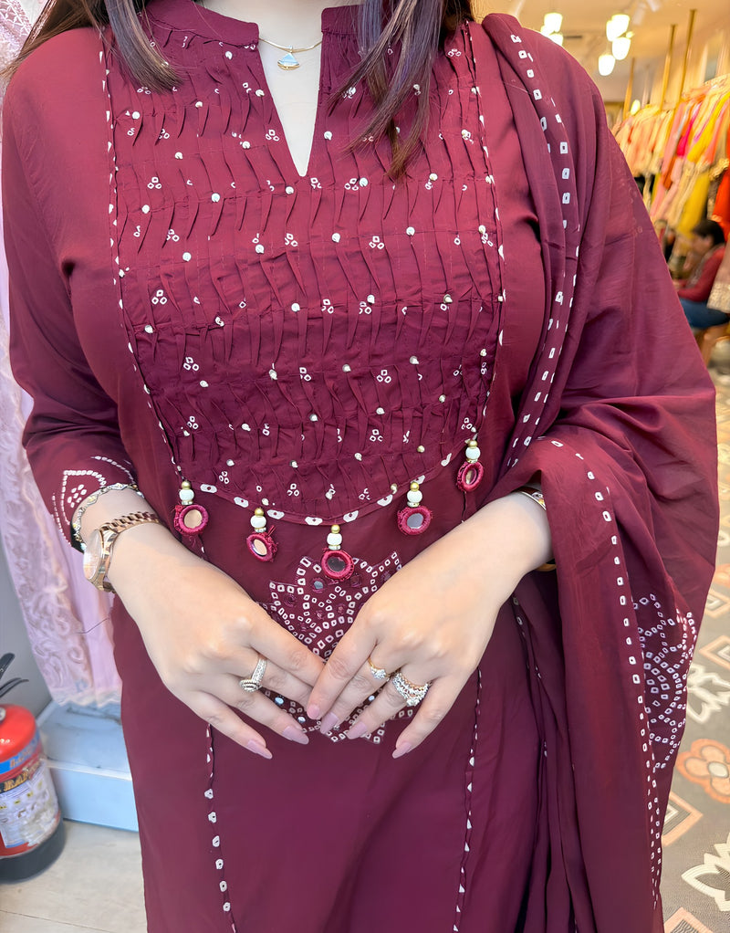 Wineberry Gulnar Suit Set